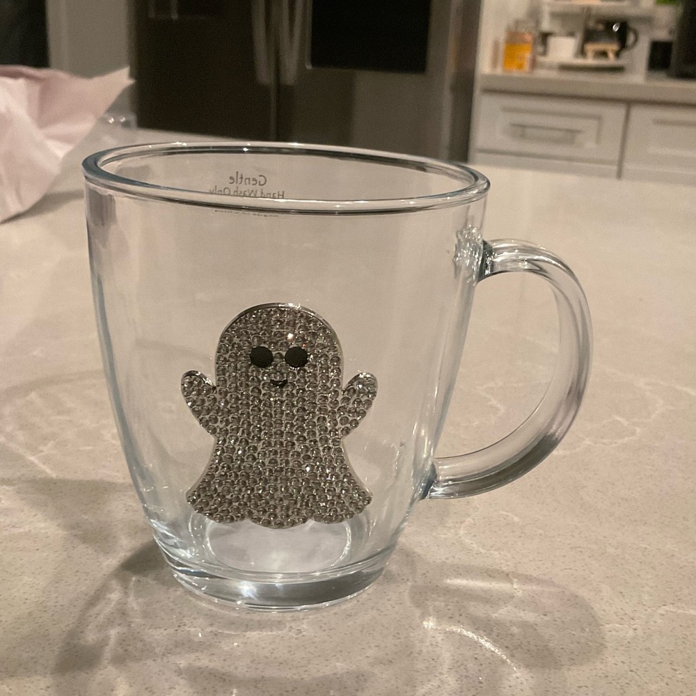 Glass ghost mug - Picture 2 of 2